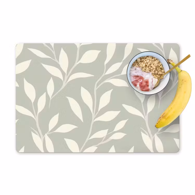 Minimalistisch - Patroon - Groen Placemat vinyl groot 368 -zzzproduct_Kitchenyeah-website