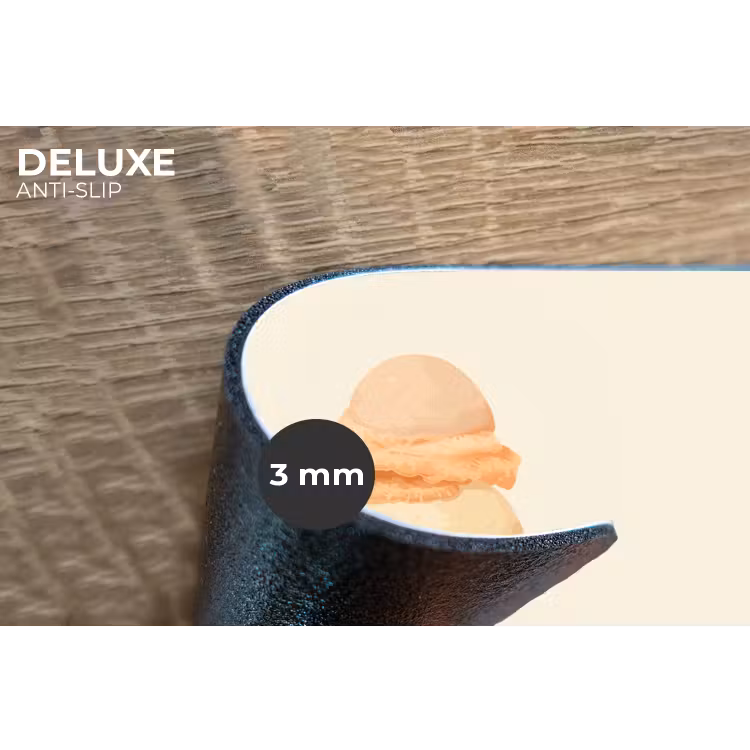 Minimalistisch - Schepijs - Hoorntje - Beige Placemat vinyl groot -closeup