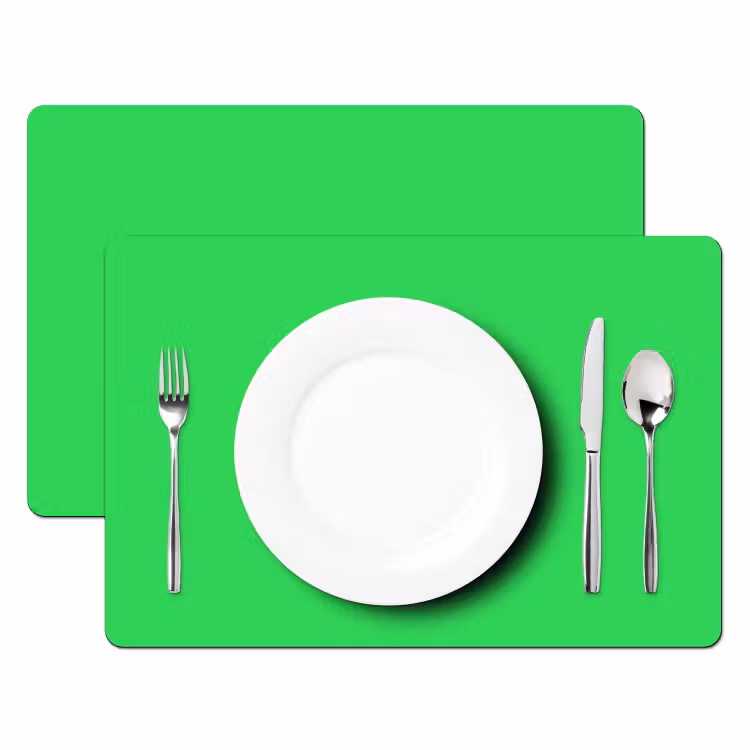 Mint - Green - Groen Placemat vinyl groot 368 -zzsfeer2_Kitchenyeah-website