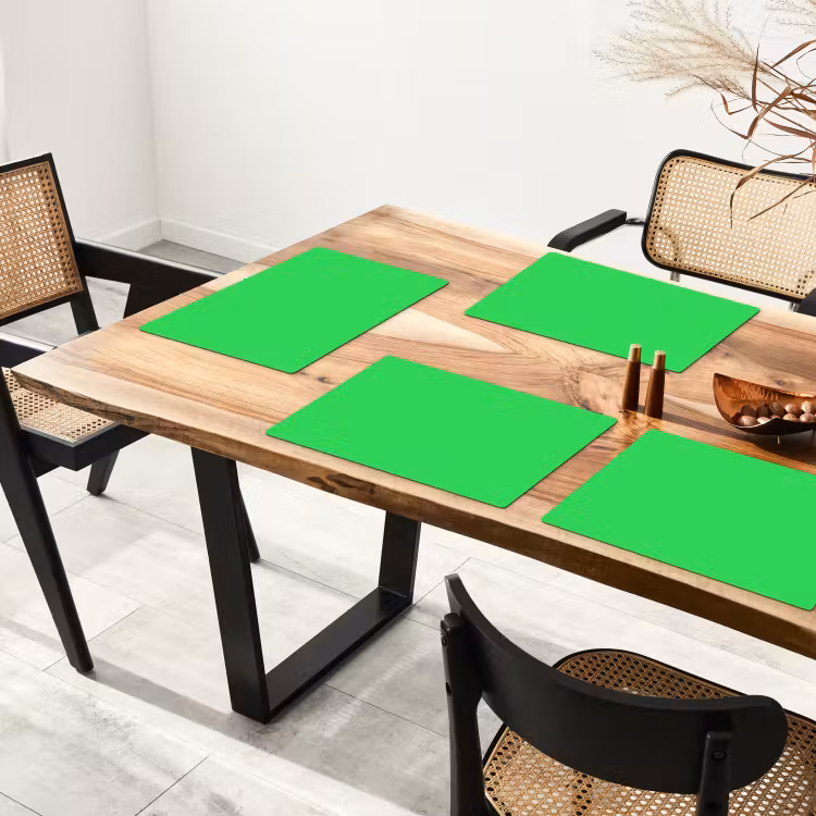 Mint - Green - Groen Placemat vinyl groot 368 -zzsfeer4_Kitchenyeah-website