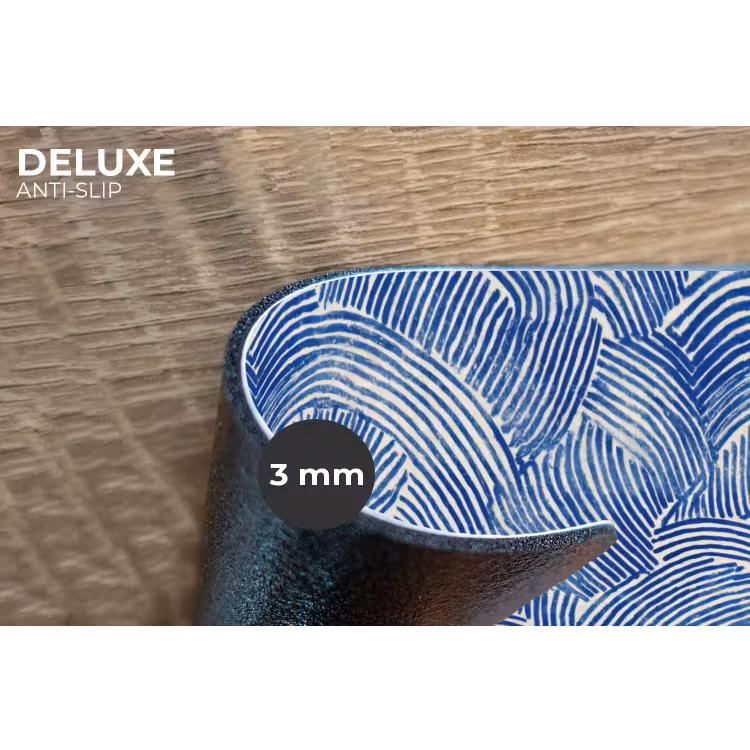 Modern - Abstract - Blauw Placemat vinyl groot 368 -closeup