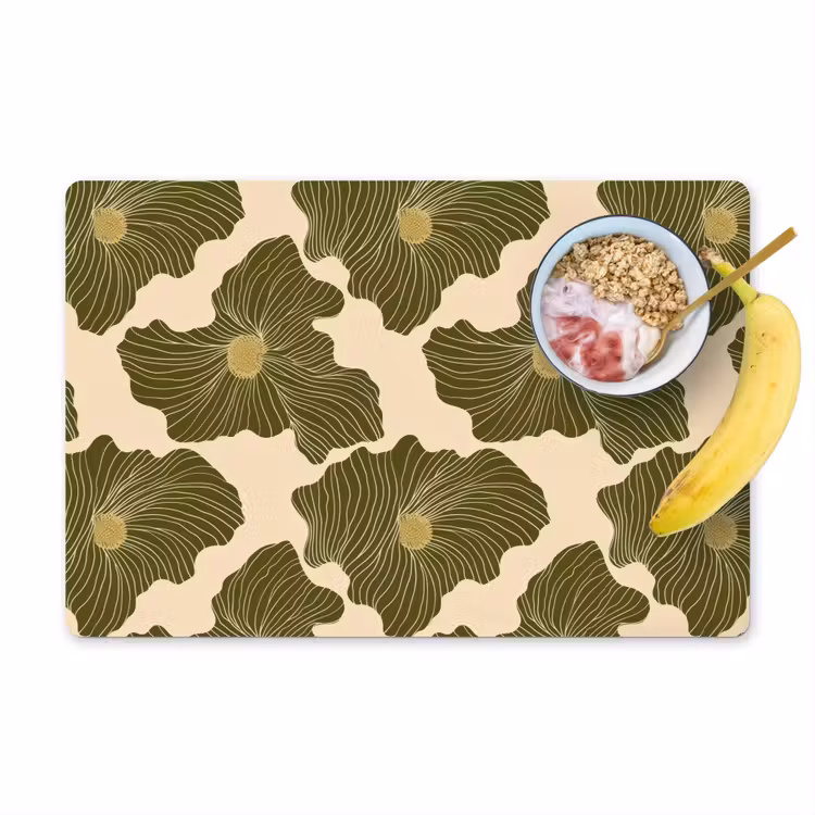 Modern - Abstract - Groen Placemat vinyl groot 368 -zzzproduct_Kitchenyeah-website