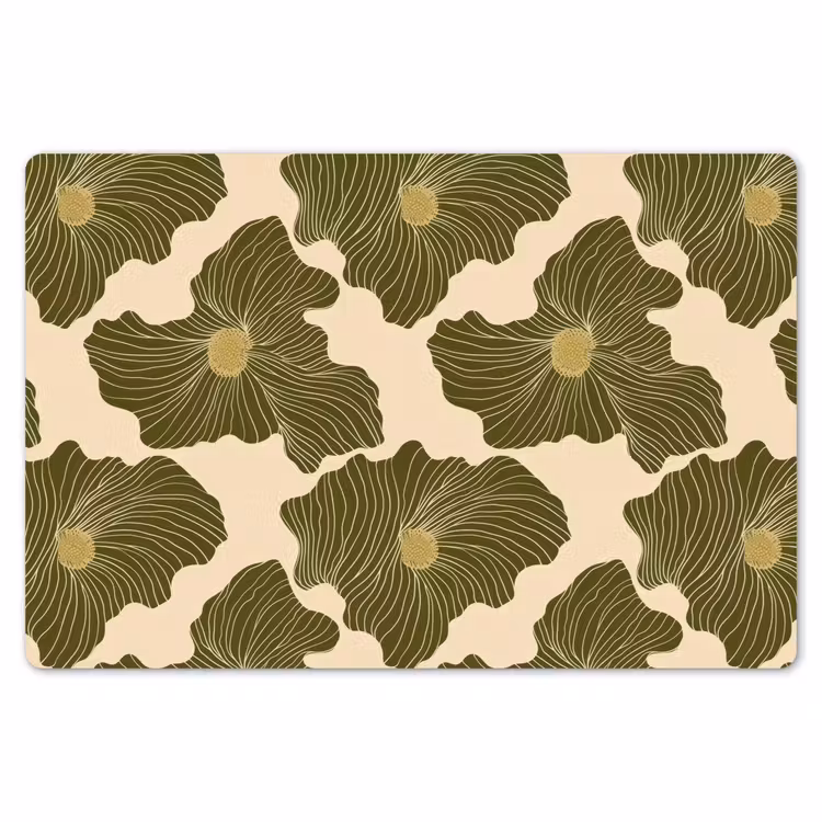 Modern - Abstract - Groen Placemat vinyl groot 368 -zzsfeer1_Kitchenyeah-website