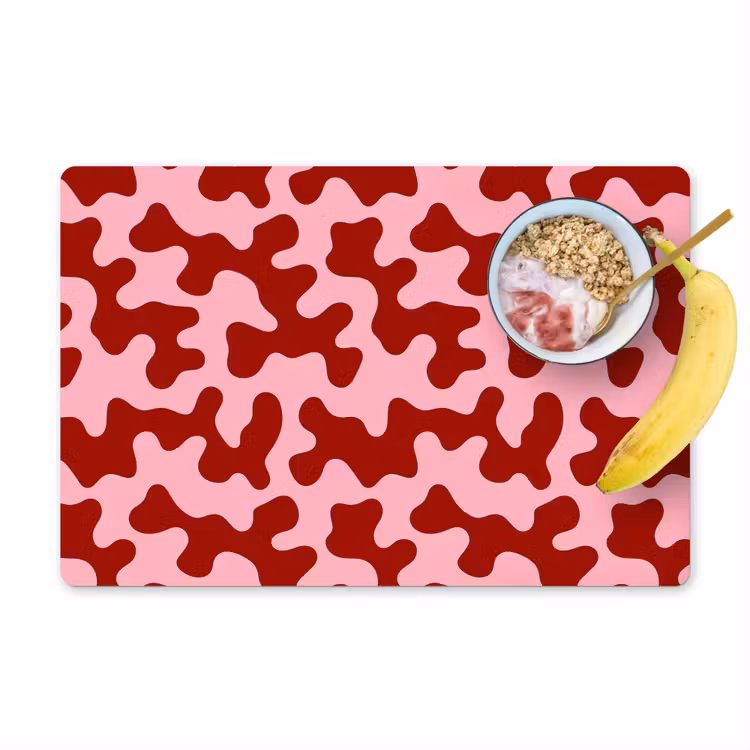 Modern - Abstract - Rood Placemat vinyl groot 368 -zzzproduct_Kitchenyeah-website
