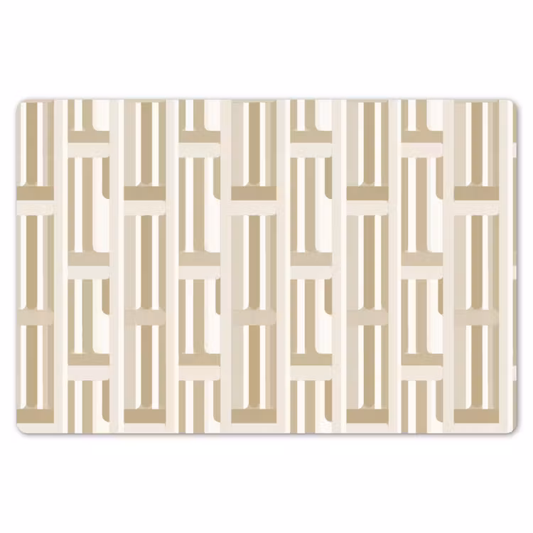 Modern - Geometrisch - Beige Placemat vinyl groot 368 -zzsfeer1_Kitchenyeah-website