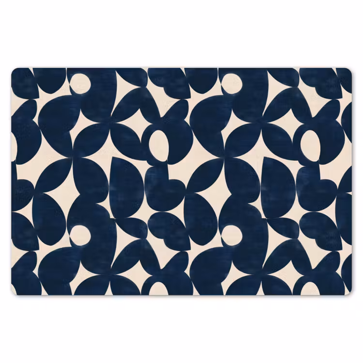 Modern - Geometrisch - Blauw Placemat vinyl groot 368 -zzsfeer1_Kitchenyeah-website