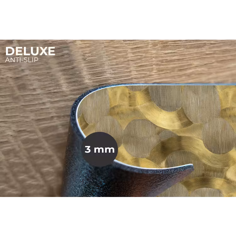 Modern - Geometrisch - Goud Placemat vinyl groot 368 -closeup