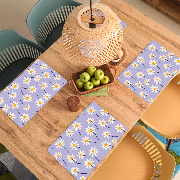 Modern - Madelief - Paars Placemat vinyl groot 368 -zzsfeer5_Kitchenyeah-website
