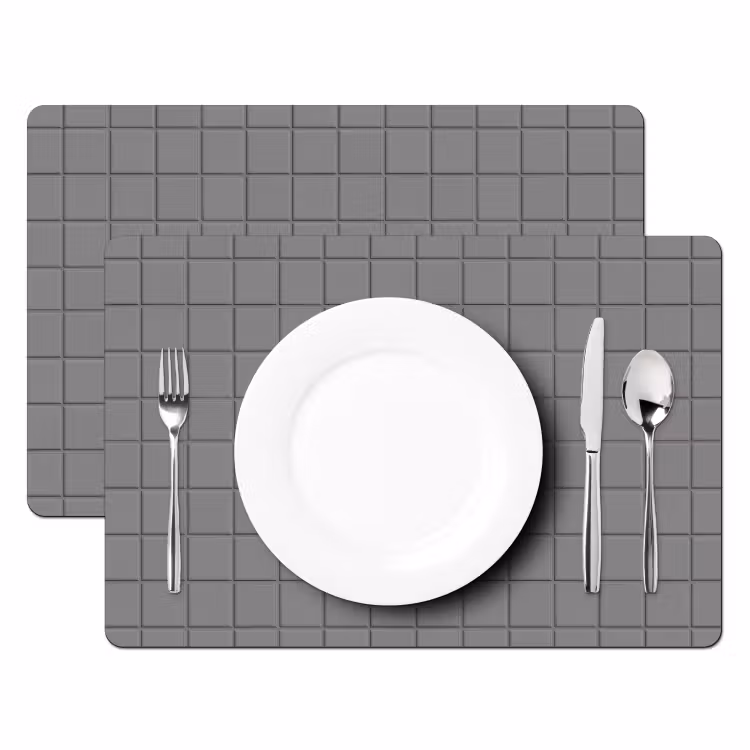 Modern - Patroon - Grijs Placemat vinyl groot 368 -zzsfeer2_Kitchenyeah-website