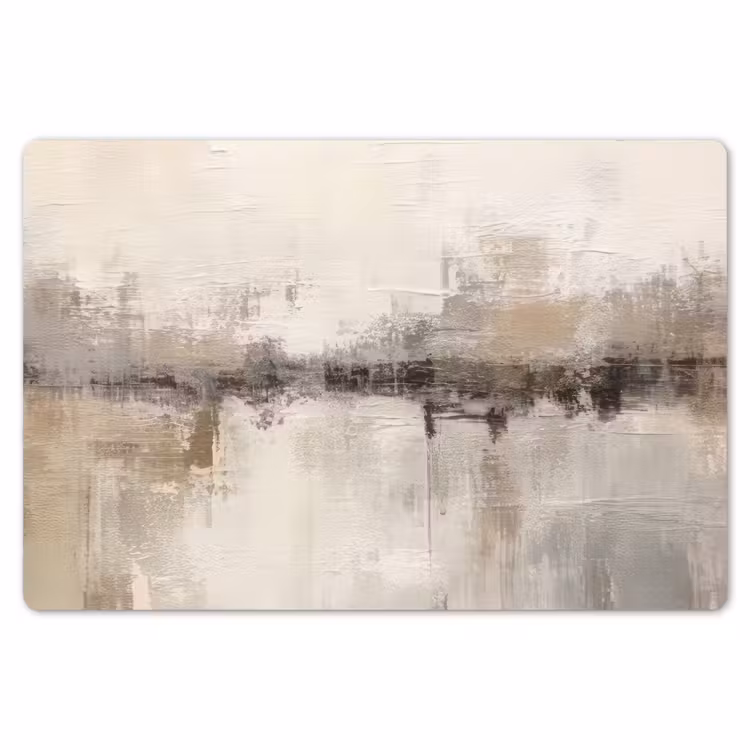 Moderne kunst - Abstract - Beige Placemat vinyl groot -zzsfeer1_Kitchenyeah-website