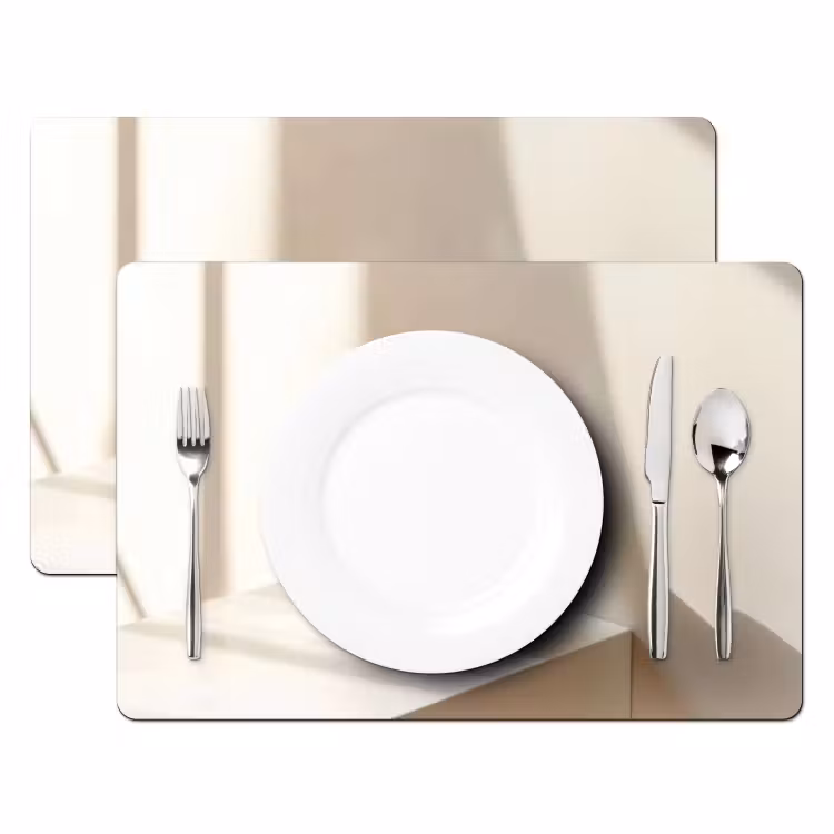 Mok - Latte - Minimalistisch - Schaduw Placemat vinyl groot -zzsfeer2_Kitchenyeah-website