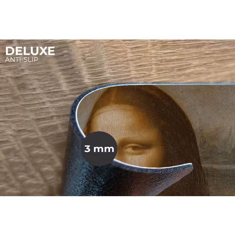 Mona Lisa - Kat - Leonardo da Vinci - Vintage - Kunstwerk - Oude meesters - Schilderij Placemat vinyl groot -closeup