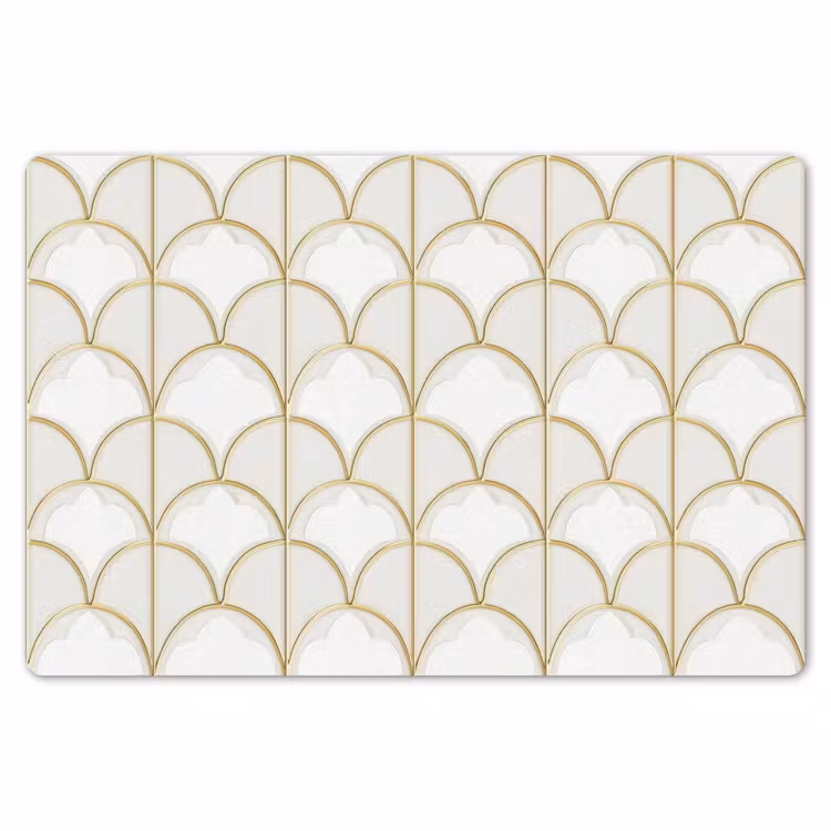 Mozaïek - Bogen - Goud Placemat vinyl groot 368 -zzsfeer1_Kitchenyeah-website