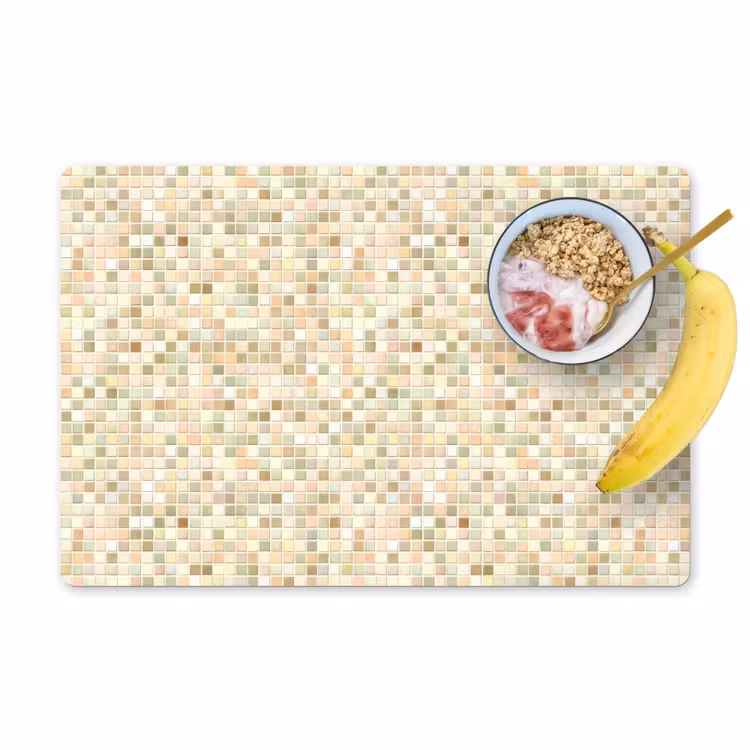 Mozaïek - Patroon - Beige Placemat vinyl groot 368 -zzzproduct_Kitchenyeah-website