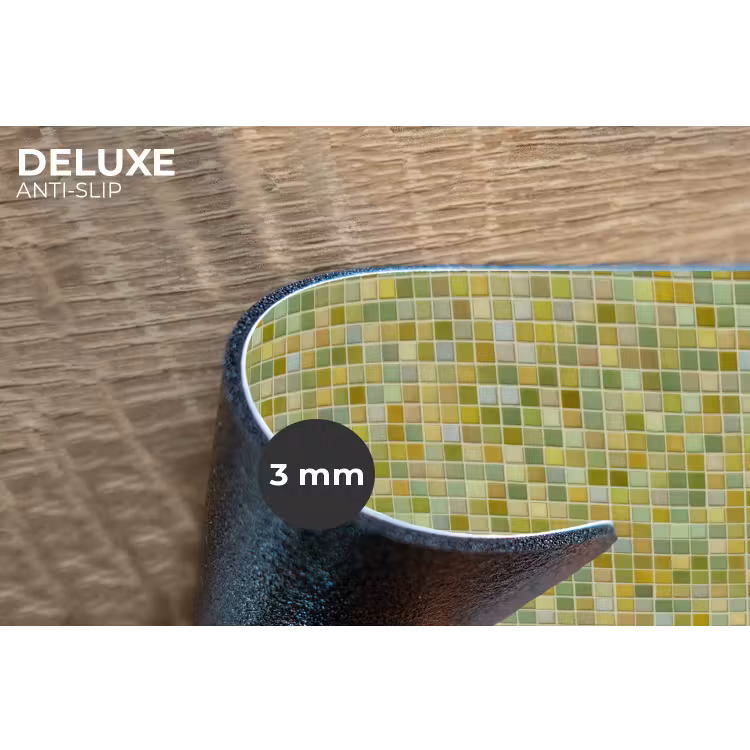 Mozaïek - Patroon - Groen Placemat vinyl groot 368 -closeup