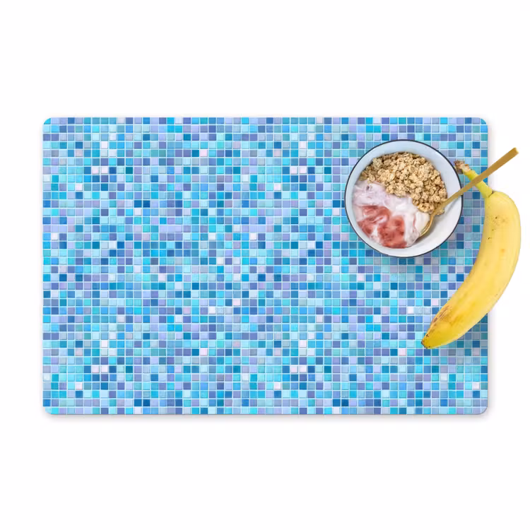 Mozaïek - Patroon - Turquoise Placemat vinyl groot 368 -zzzproduct_Kitchenyeah-website