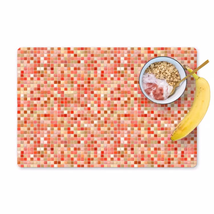 Mozaïek - Tegel - Patroon - Kleurrijk Placemat vinyl groot 368 -zzzproduct_Kitchenyeah-website