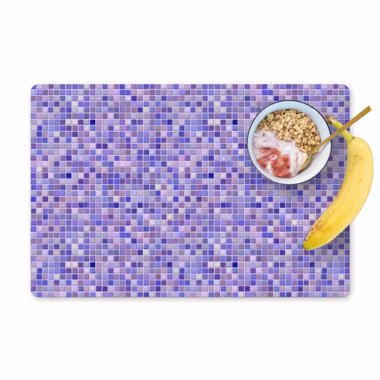 Mozaïek - Tegels - Lila - Amethist Placemat vinyl groot 368 -zzzproduct_Kitchenyeah-website