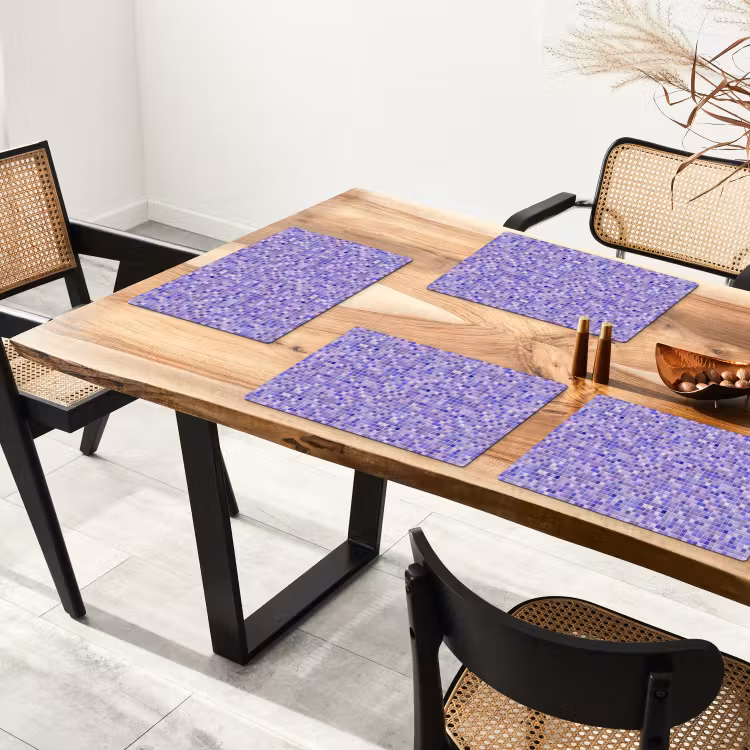 Mozaïek - Tegels - Lila - Amethist Placemat vinyl groot 368 -zzsfeer4_Kitchenyeah-website