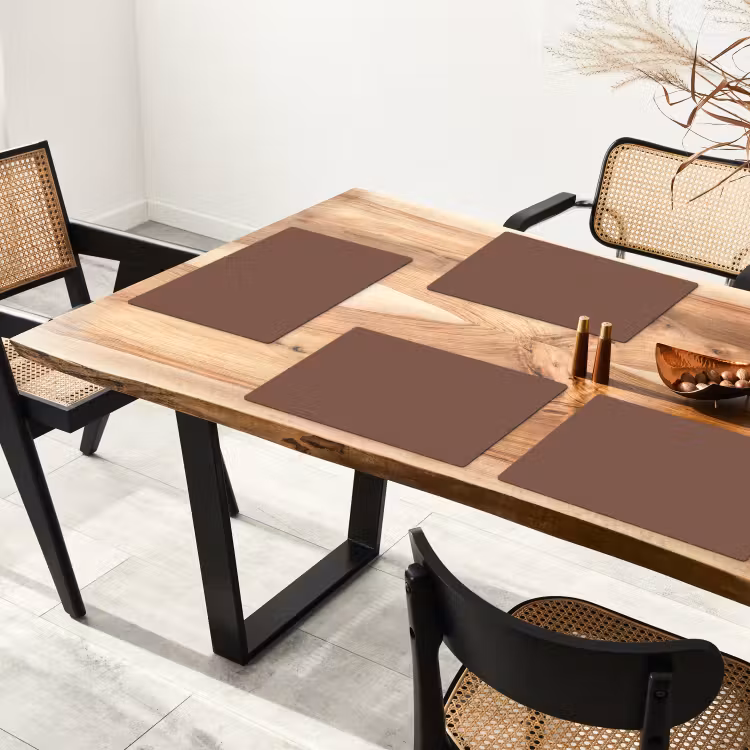 Muted - Chestnut - Bruin Placemat vinyl groot 368 -zzsfeer4_Kitchenyeah-website
