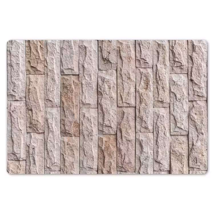 Muur - Steen - Ruw - Beige - Textuur Placemat vinyl groot -zzsfeer1_Kitchenyeah-website