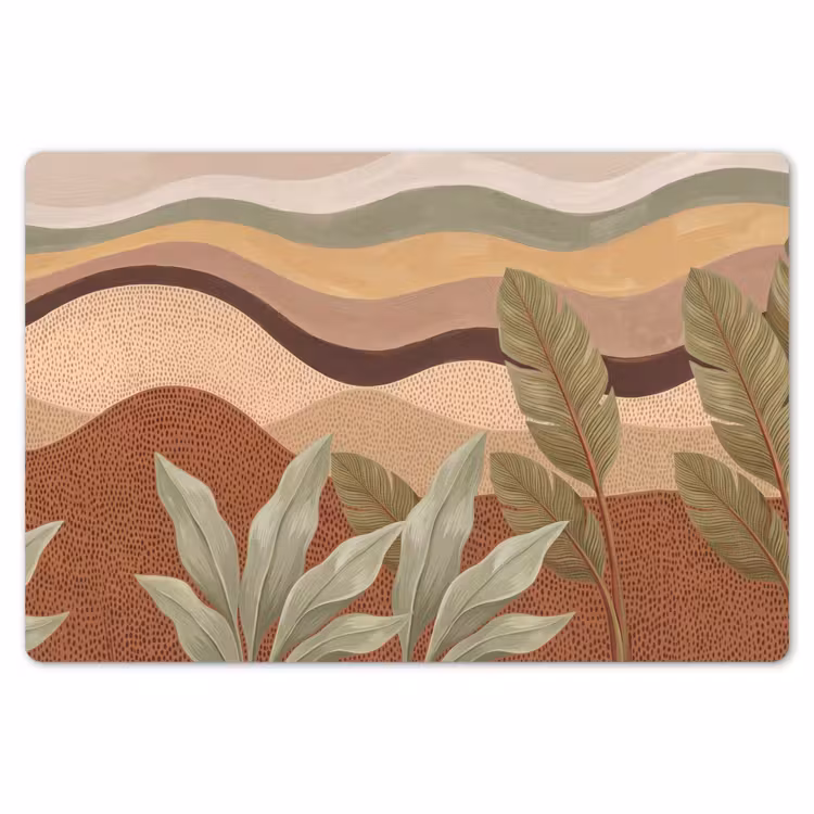 Natuur - Bladeren - Landschap - Abstract - Aardetinten Placemat vinyl groot -zzsfeer1_Kitchenyeah-website