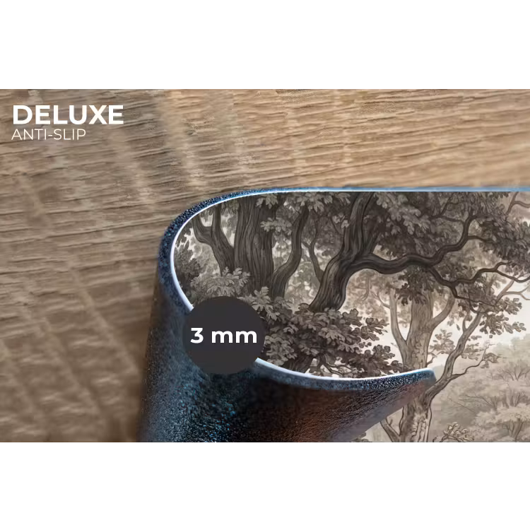 Natuur - Bos - Eik Placemat vinyl groot -closeup
