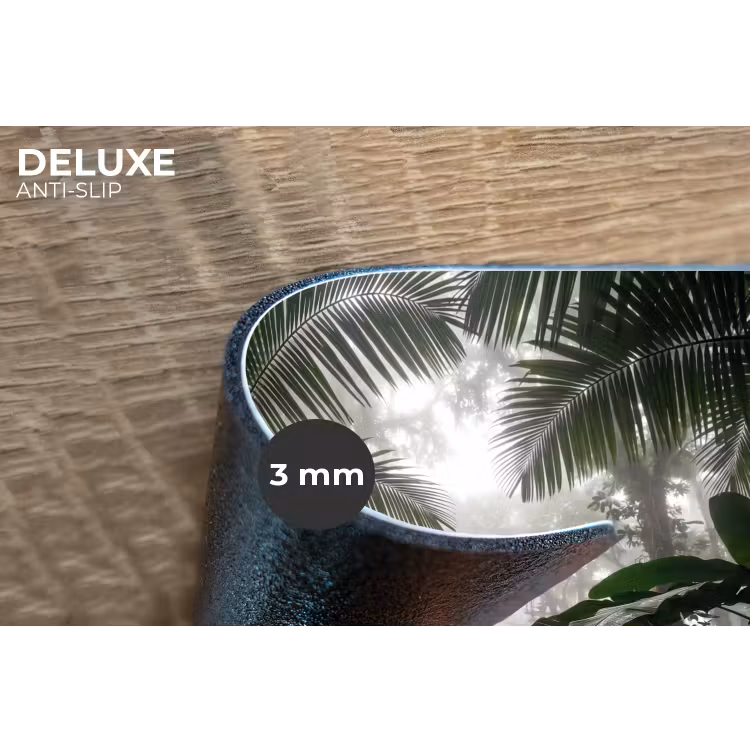 Natuur - Jungle - Mist - Groen - Bladeren Placemat vinyl groot -closeup
