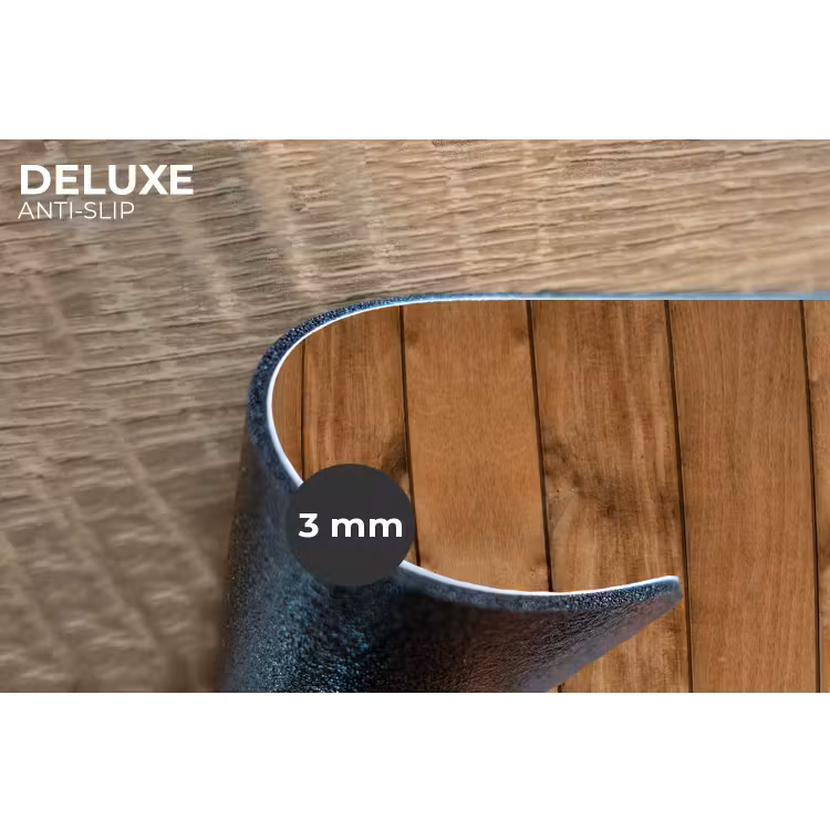 Natuurlijk Eikenhout Placemat vinyl groot -closeup