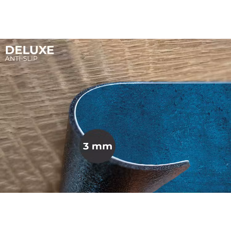 Natuursteen - Beton - Steen - Blauw Placemat vinyl groot -closeup