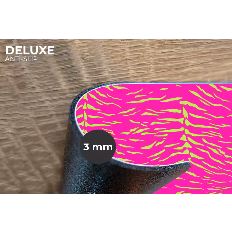 Neon - Groen - Roze - Tijger Placemat vinyl groot 368 -closeup