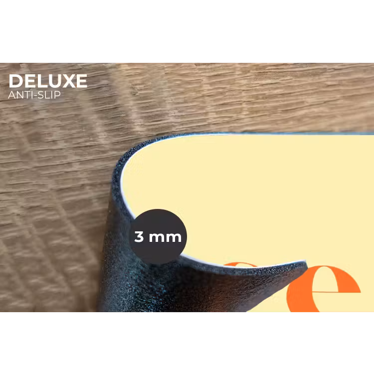 Nice - Oranje - Geel - Minimalistisch Placemat vinyl groot -closeup