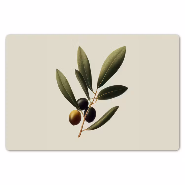 Olijftak - Donkergroen - Olijven Placemat vinyl groot -zzsfeer1_Kitchenyeah-website