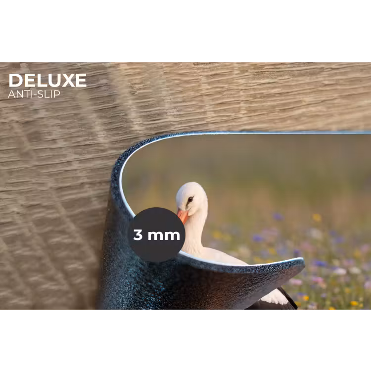 Ooienvaar - Bloemen - Weide - Kleurrijk Placemat vinyl groot -closeup