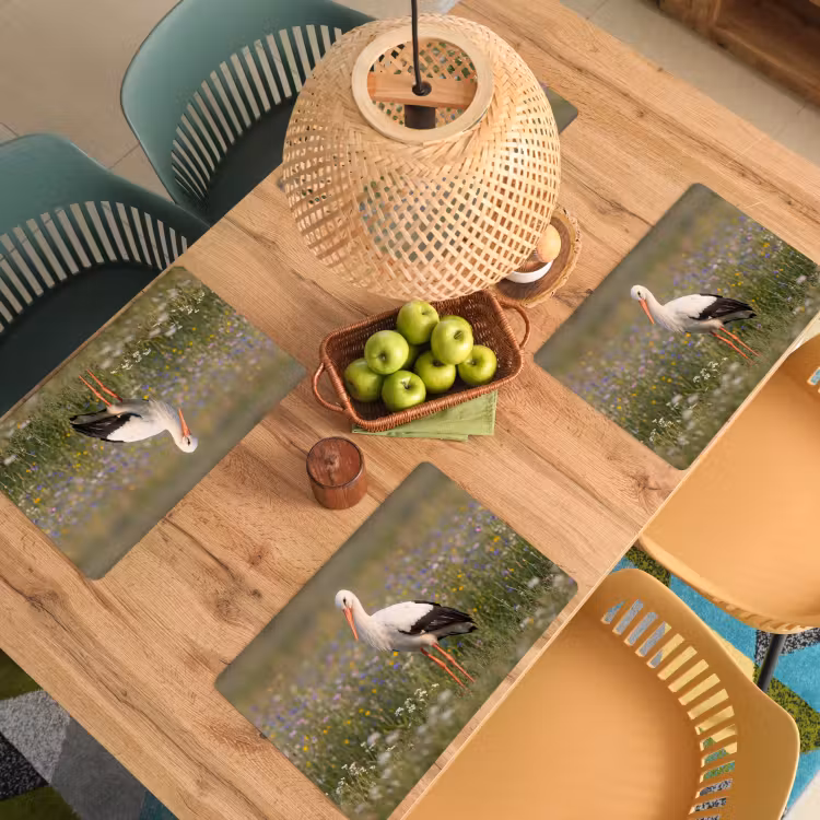 Ooienvaar - Bloemen - Weide - Kleurrijk Placemat vinyl groot -zzsfeer5_Kitchenyeah-website