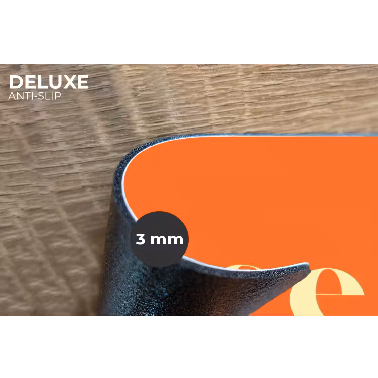 Oranje - Gebroken wit - Nice Placemat vinyl groot -closeup