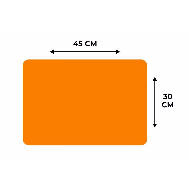 Oranje - Seizoenen - Herfst - Kleur Placemat vinyl groot 368 -specs