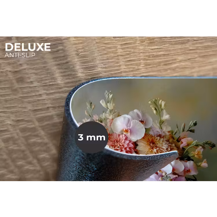 Orchidee - Boeket - Vaas - Bloemen Placemat vinyl groot -closeup