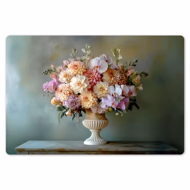 Orchidee - Boeket - Vaas - Bloemen Placemat vinyl groot -zzsfeer1_Kitchenyeah-website