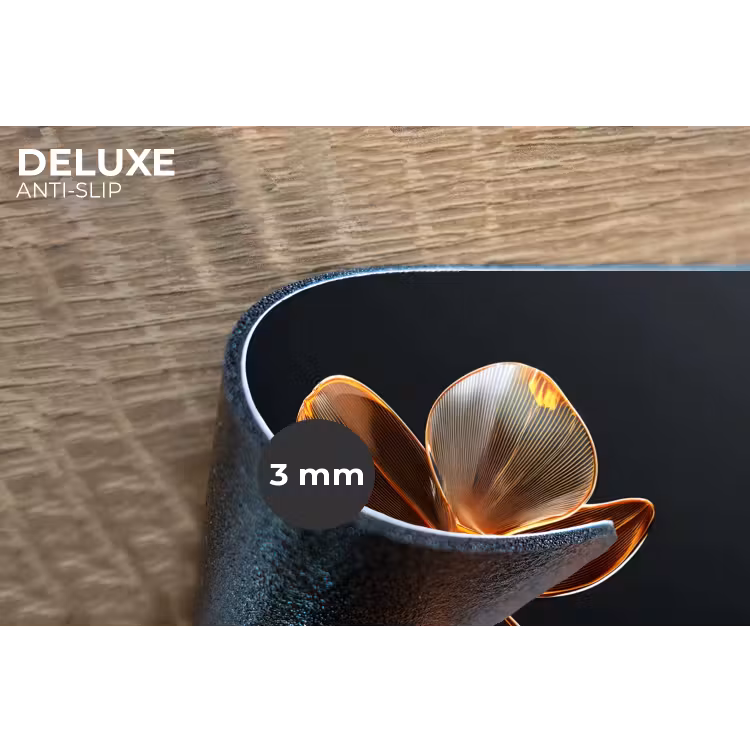 Orchidee - Doorzichtig - Bloem Placemat vinyl groot -closeup