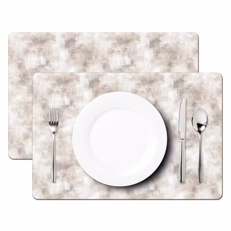 Organisch - Patroon - Gemêleerd Placemat vinyl groot 368 -zzsfeer2_Kitchenyeah-website