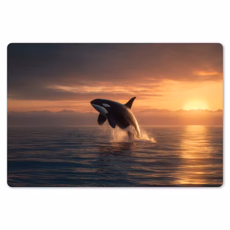 Orka - Zee - Zonsondergang Placemat vinyl groot -zzsfeer1_Kitchenyeah-website