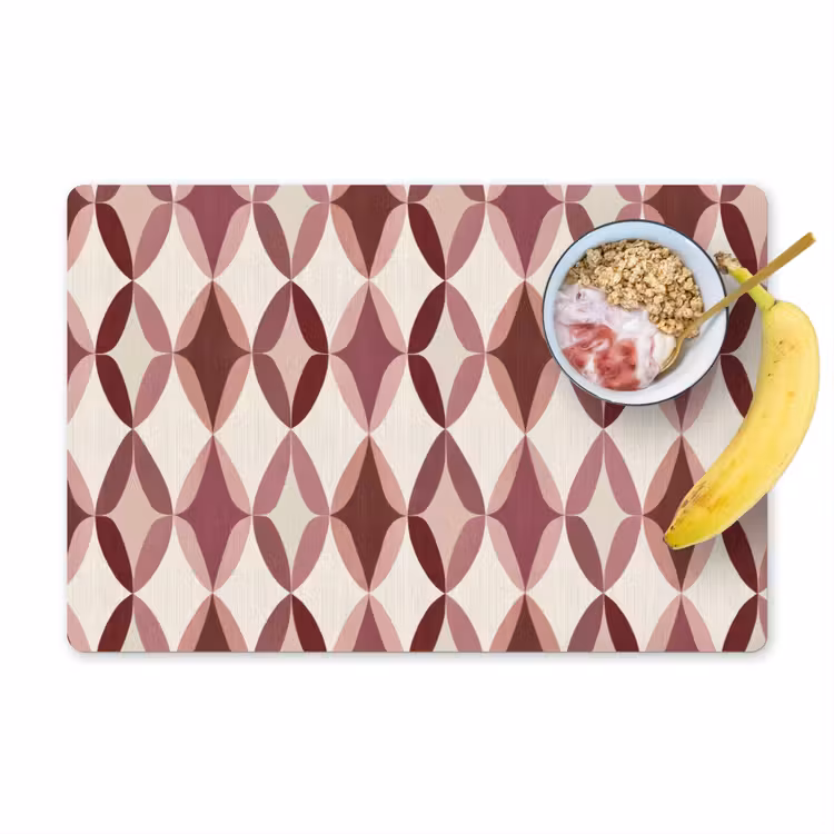 Ovaal - Textuur - Roze Placemat vinyl groot 368 -zzzproduct_Kitchenyeah-website