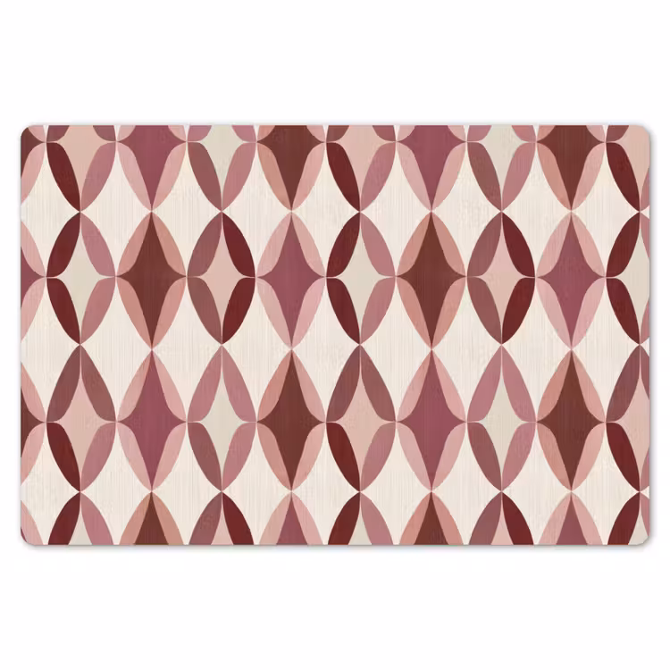 Ovaal - Textuur - Roze Placemat vinyl groot 368 -zzsfeer1_Kitchenyeah-website