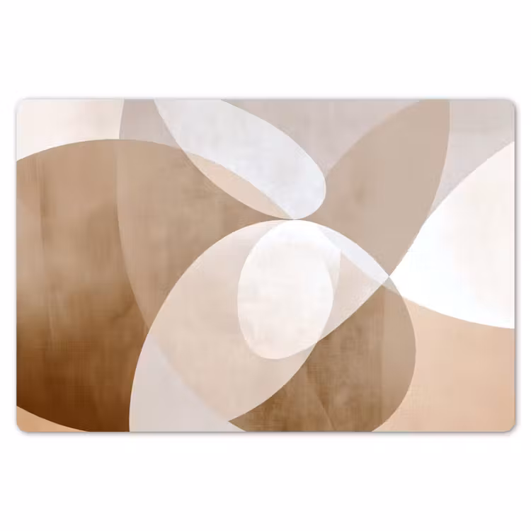 Ovale vormen - Transparant - Zachte overgang Placemat vinyl groot -zzsfeer1_Kitchenyeah-website