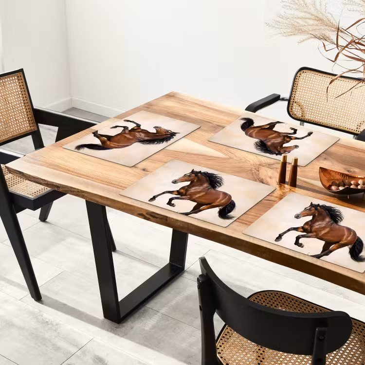 Paard - Galop - Energie Placemat vinyl groot -zzsfeer4_Kitchenyeah-website