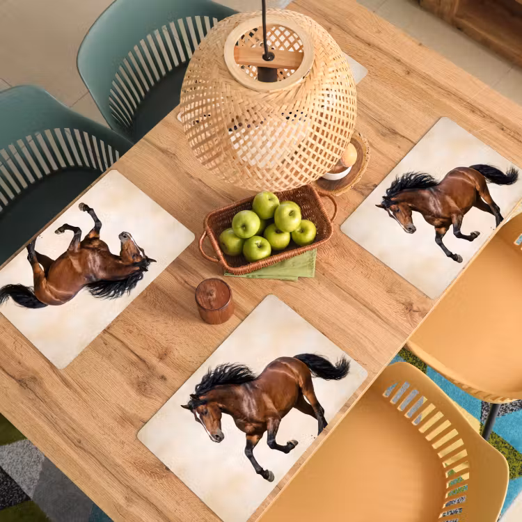 Paard - Galop - Energie Placemat vinyl groot -zzsfeer5_Kitchenyeah-website