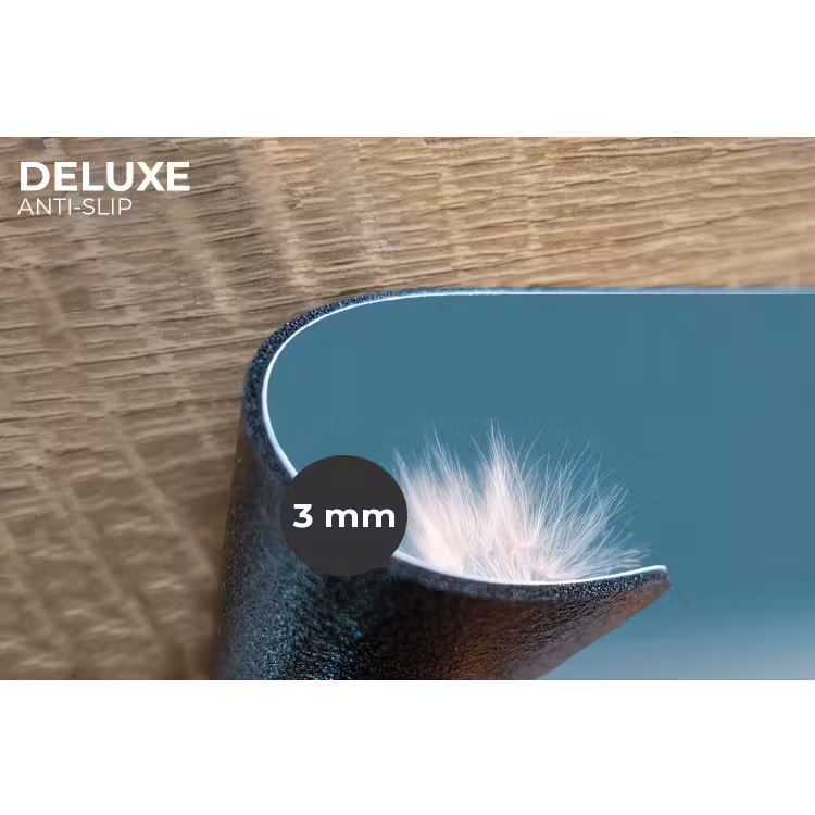 Paardenbloempluisje - Blauw - Lucht Placemat vinyl groot -closeup
