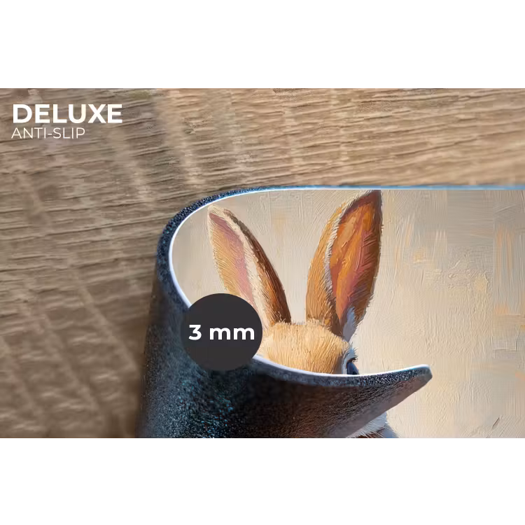 Paashaas - Pastel - Eieren Placemat vinyl groot -closeup