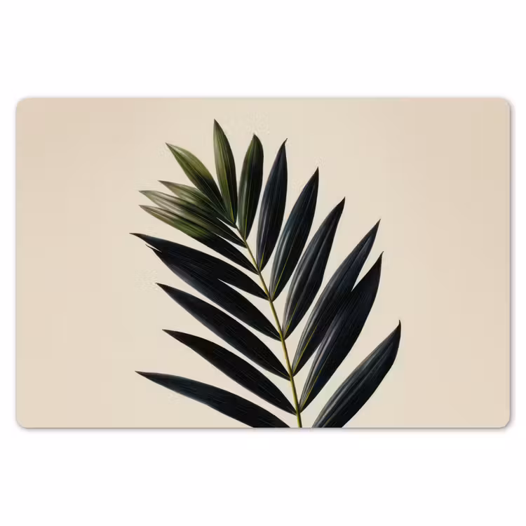 Palmblad - Donkere bladen - Subtiel Placemat vinyl groot -zzsfeer1_Kitchenyeah-website